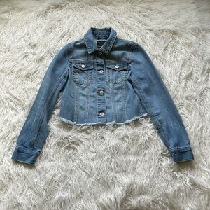 Banana Republic Raw‎ Hem Denim Jacket